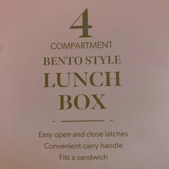 Paris Hilton Bento Lunch Box Pink Glitter - Picture 7 of 7